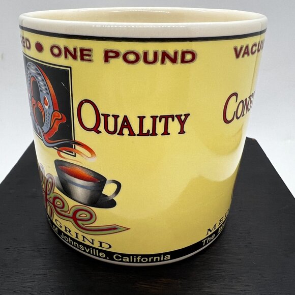 World Market Novelty Coffee Advertising Ceramic Mug Gift Whimsical Tea Kitchen - Picture 5 of 6